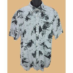 Vans Mens Classic Fit Short Sleeve Button-Up Floral Shirt XL